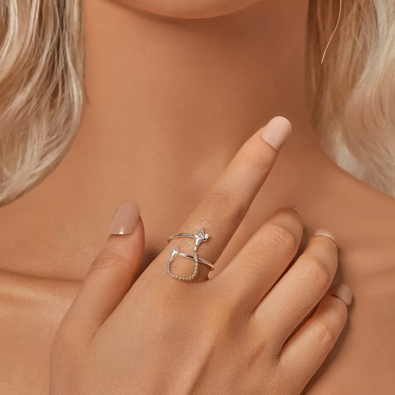 (imagen para) Anillo abierto estilo PANDORA Starlight - BSR519-E - Ver 6