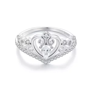(imagen para) Anillo con corona estilo PANDORA - BSR511
