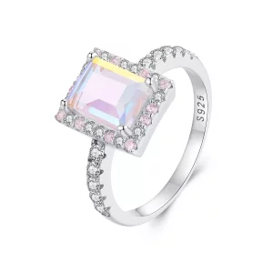 (imagen para) Anillo con piedra central grande para niñas estilo PANDORA - SCR999