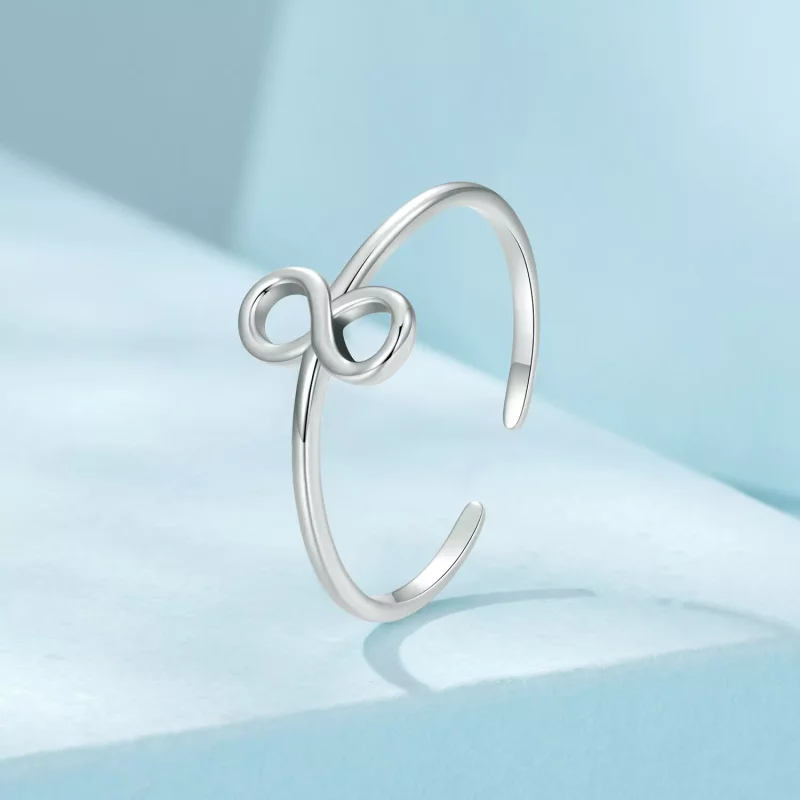 (imagen para) Anillo infinito estilo PANDORA - SCR996-E - Ver 2