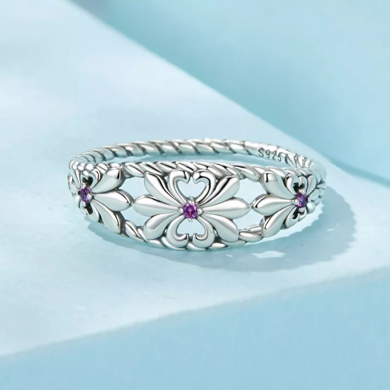 (imagen para) Anillo vintage Iris estilo PANDORA - SCR998 - Ver 3