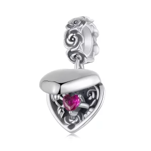 (imagen para) Caja de propuesta romántica en forma de rosa estilo PANDORA - SCC2701