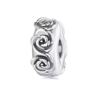 (imagen para) Charm con hebilla de posicionamiento estilo PANDORA Rose - SCC2706