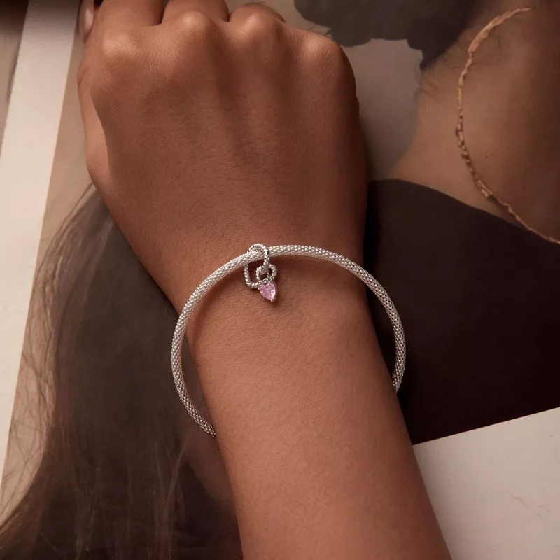 (imagen para) Charm de corazón inteligente estilo PANDORA - SCC2692 - Ver 5