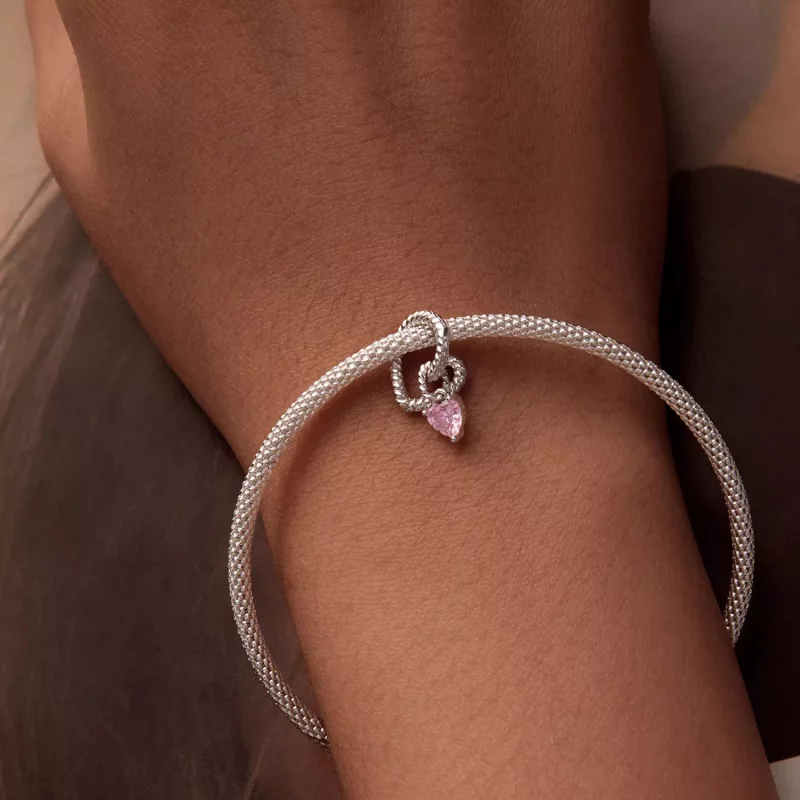 (imagen para) Charm de corazón inteligente estilo PANDORA - SCC2692 - Ver 6