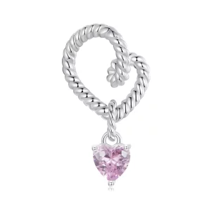 (imagen para) Charm de corazón inteligente estilo PANDORA - SCC2692