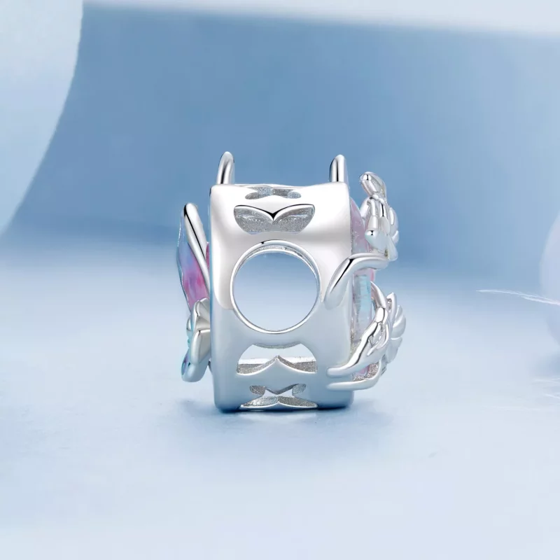 (imagen para) Charm de mariposa con luz de luna de neón estilo PANDORA - BSC968 - Ver 3
