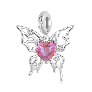 Charm de mariposa sangrienta estilo PANDORA - SCC2696 (imagen para) Charm de mariposa sangrienta estilo PANDORA - SCC2696