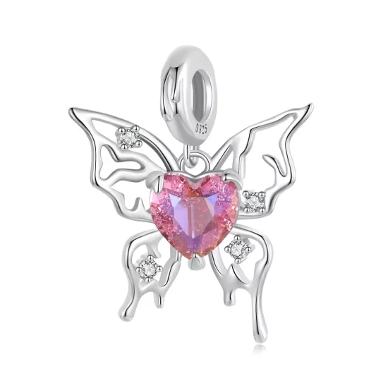 (imagen para) Charm de mariposa sangrienta estilo PANDORA - SCC2696