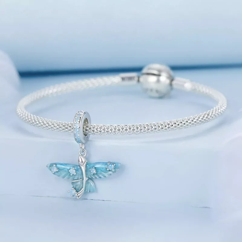 (imagen para) Charm de pez volador estilo PANDORA - BSC967 - Ver 3
