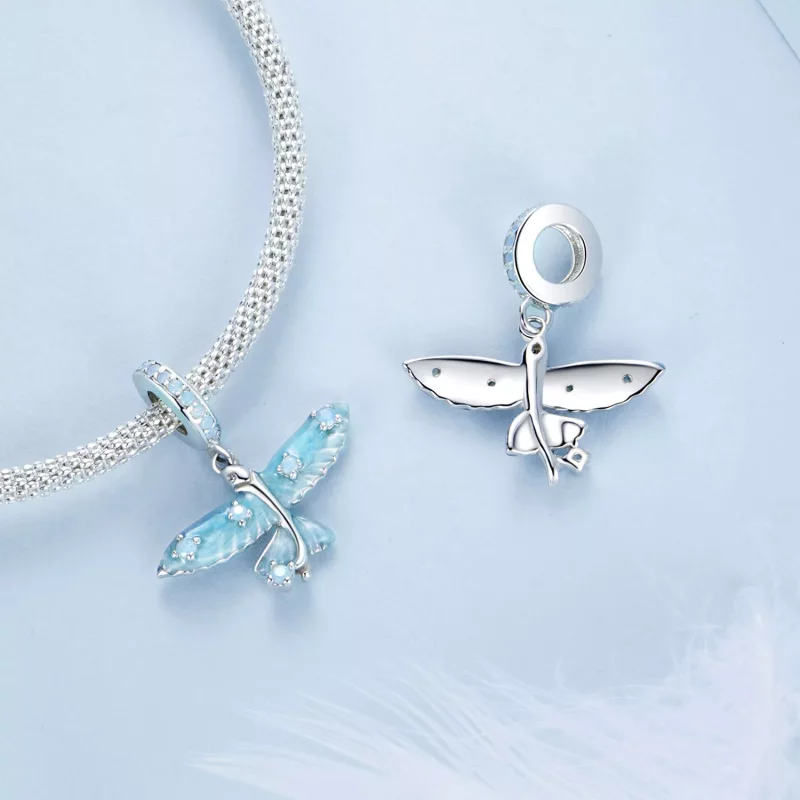 (imagen para) Charm de pez volador estilo PANDORA - BSC967 - Ver 4