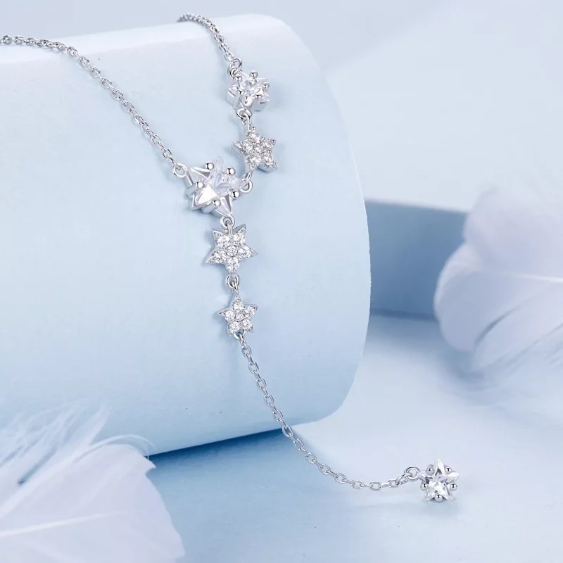(imagen para) Collar de estrella estilo PANDORA - BSN368 - Ver 2