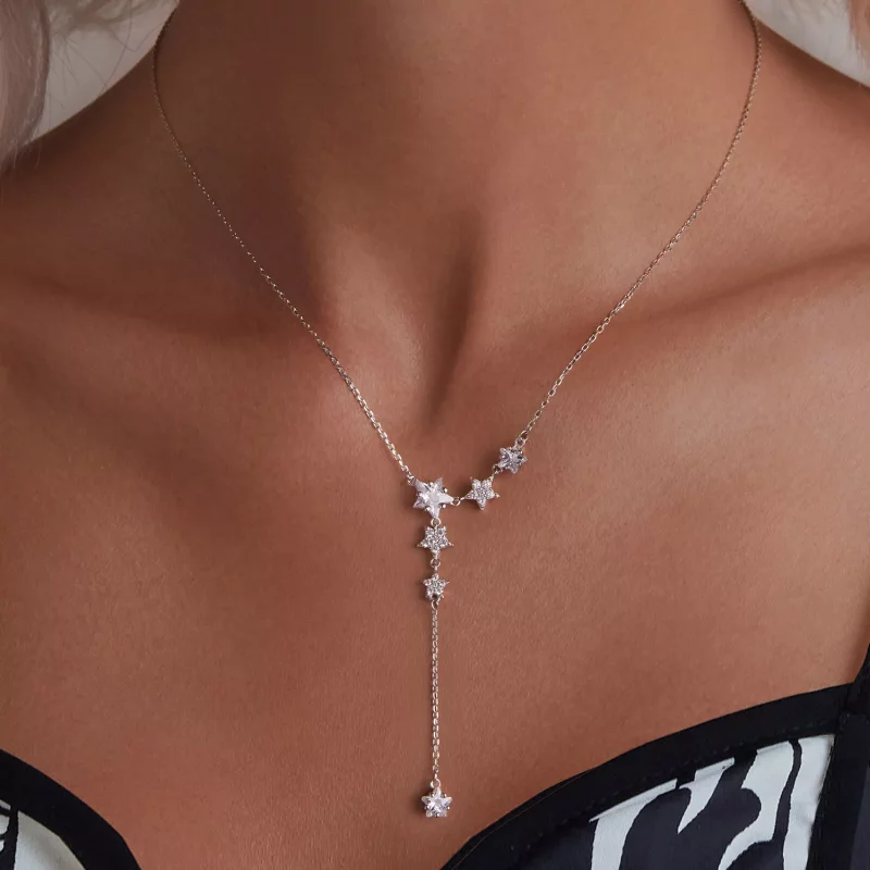 (imagen para) Collar de estrella estilo PANDORA - BSN368 - Ver 6
