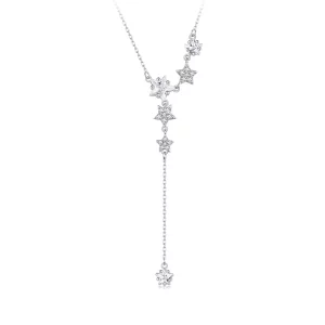 (imagen para) Collar de estrella estilo PANDORA - BSN368