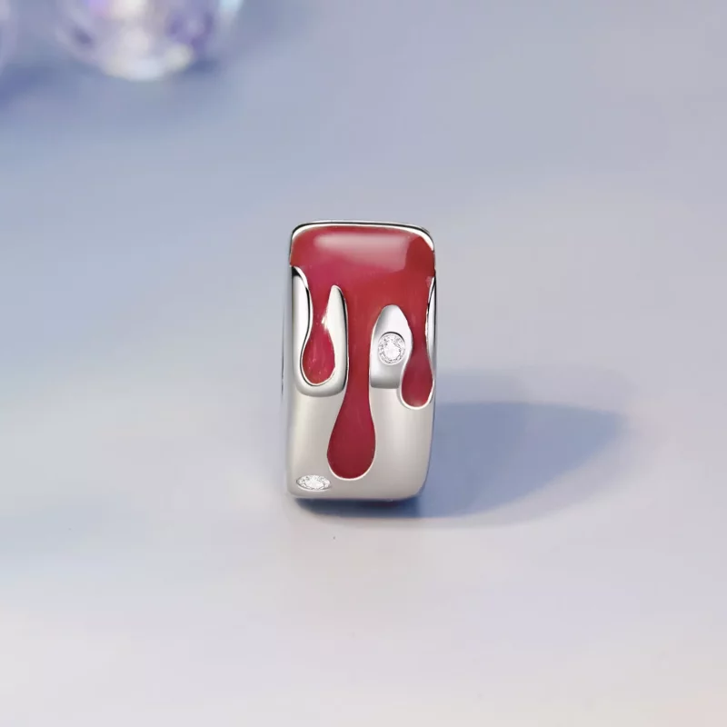 (imagen para) Dije con hebilla de posicionamiento derretida estilo PANDORA - SCC2700 - Ver 2