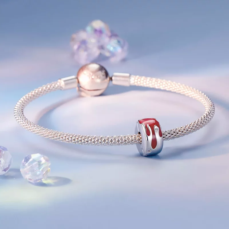 (imagen para) Dije con hebilla de posicionamiento derretida estilo PANDORA - SCC2700 - Ver 5