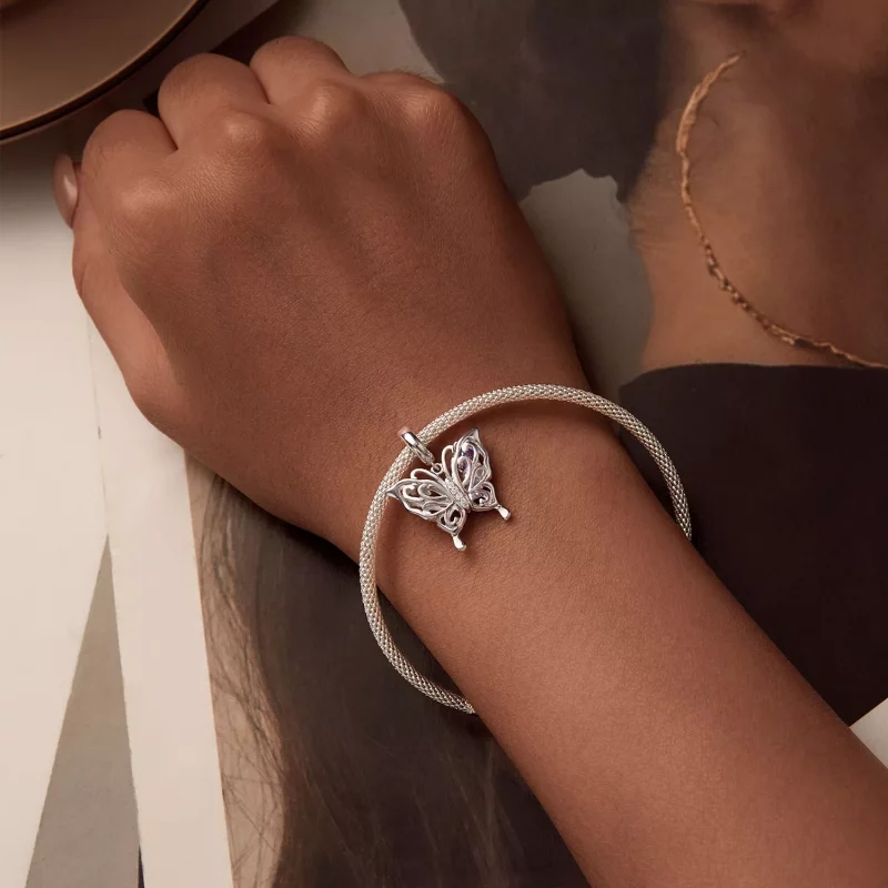 (imagen para) Dije de mariposa estilo PANDORA - BSC969 - Ver 6