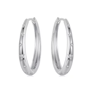 (imagen para) Pendientes de estrella estilo PANDORA - BSE956