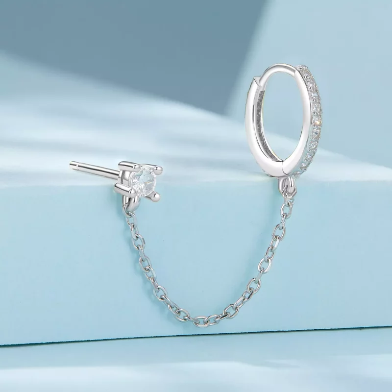 (imagen para) Pendientes exquisitos estilo PANDORA - SCE1678-A - Ver 2