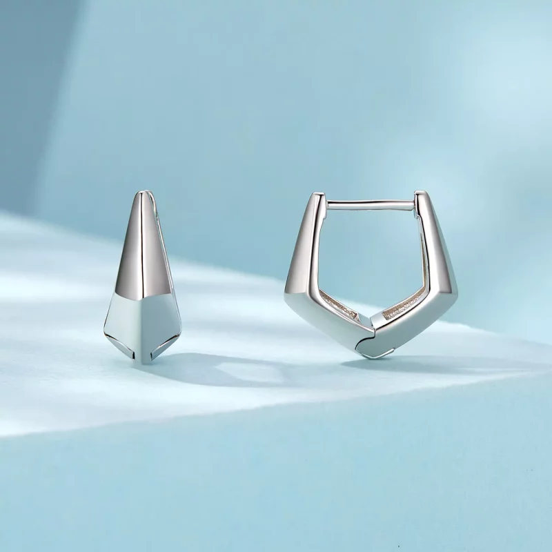(imagen para) Pendientes geométricos exquisitos estilo PANDORA - SCE1704 - Ver 2
