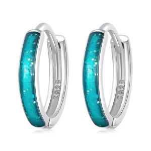 (imagen para) Pendientes sencillos estilo PANDORA - BSE603