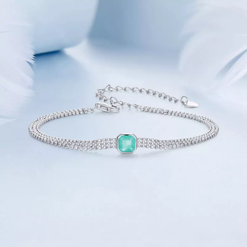 (imagen para) Pulsera de piedra de hielo estilo PANDORA - BSB157 - Ver 3