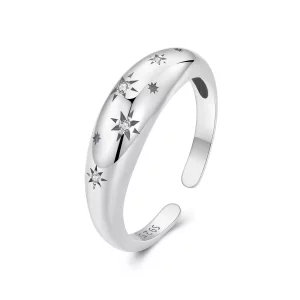 (imagen para) Anillo abierto con estrella estilo PANDORA - BSR547-E