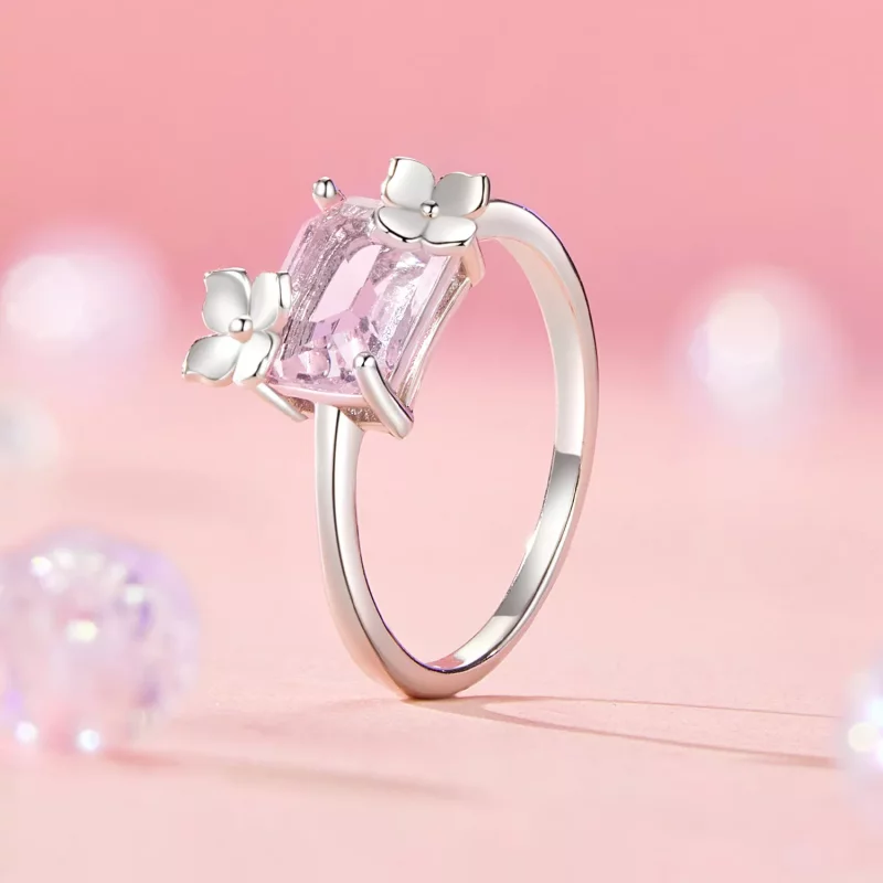 (imagen para) Anillo de flores estilo PANDORA - SCR1012 - Ver 2