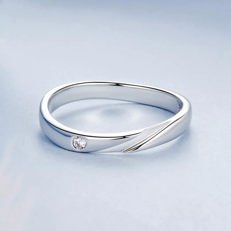 (imagen para) Anillo sencillo estilo PANDORA - BSR524 - Ver 3