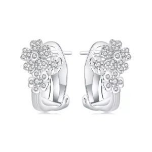 Botones para pendientes con forma de flor pequeña estilo PANDORA - BSE975 (imagen para) Botones para pendientes con forma de flor pequeña estilo PANDORA - BSE975