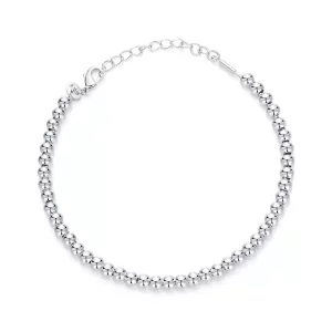 Cadena básica de bricolaje con cuentas de plata estilo PANDORA - SCB267 (imagen para) Cadena básica de bricolaje con cuentas de plata estilo PANDORA - SCB267