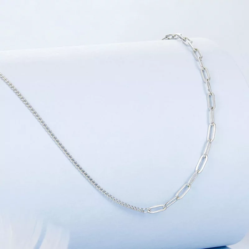 (imagen para) Cadena de moda con empalmes estilo PANDORA - BSA007 - Ver 2