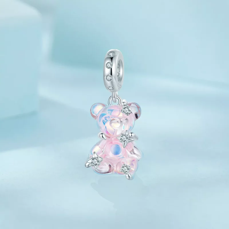 (imagen para) Colgante de oso de fantasía estilo PANDORA - SCC2754 - Ver 2