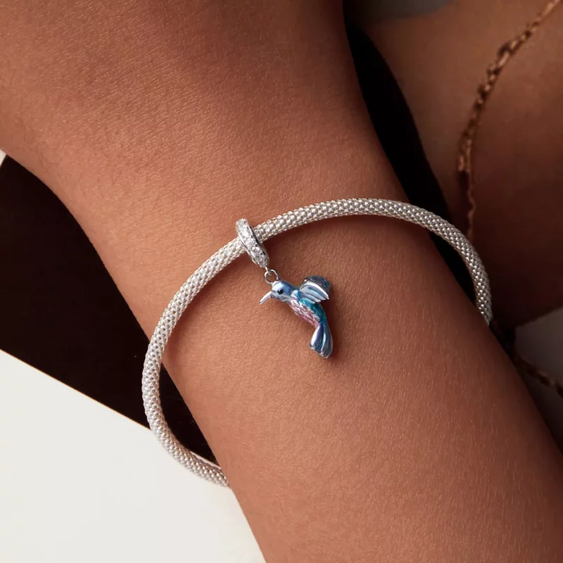 (imagen para) Colgante estilo PANDORA con forma de martín pescador - BSC1004 - Ver 6
