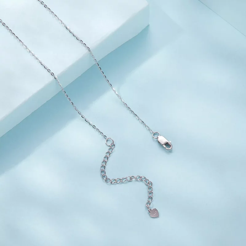 (imagen para) Collar con destellos geométricos estilo PANDORA - SCN517 - Ver 4
