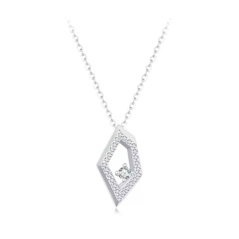 (imagen para) Collar con destellos geométricos estilo PANDORA - SCN517
