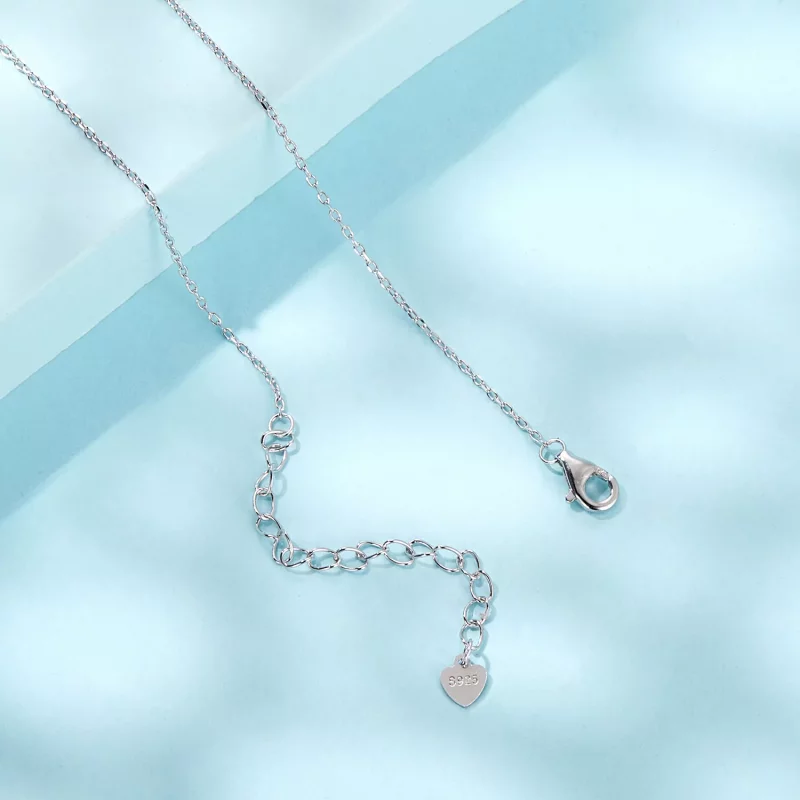 (imagen para) Collar con forma de mariposa y llave en forma de corazón estilo PANDORA - SCN518 - Ver 4