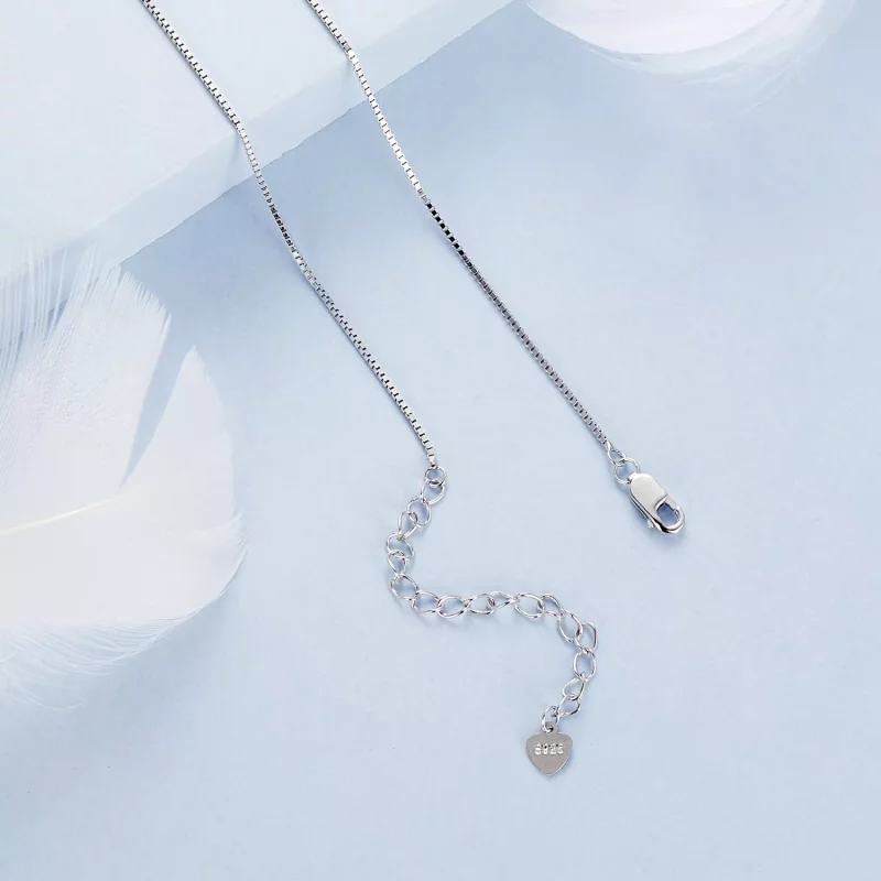 (imagen para) Collar con sonrisa de luna estilo PANDORA - BSN374 - Ver 4