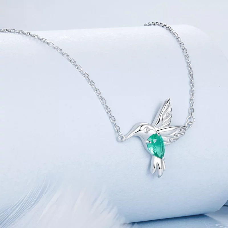(imagen para) Collar de colibrí estilo PANDORA - BSN378 - Ver 2