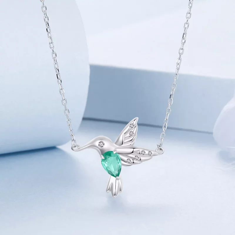 (imagen para) Collar de colibrí estilo PANDORA - BSN378 - Ver 3
