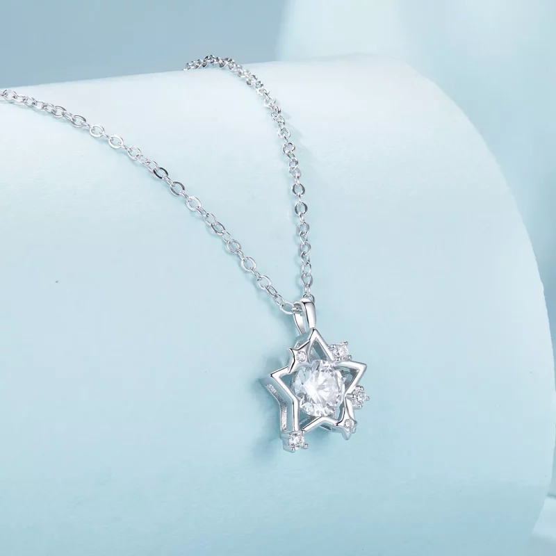 (imagen para) Collar de estrella estilo PANDORA - SCN523 - Ver 2