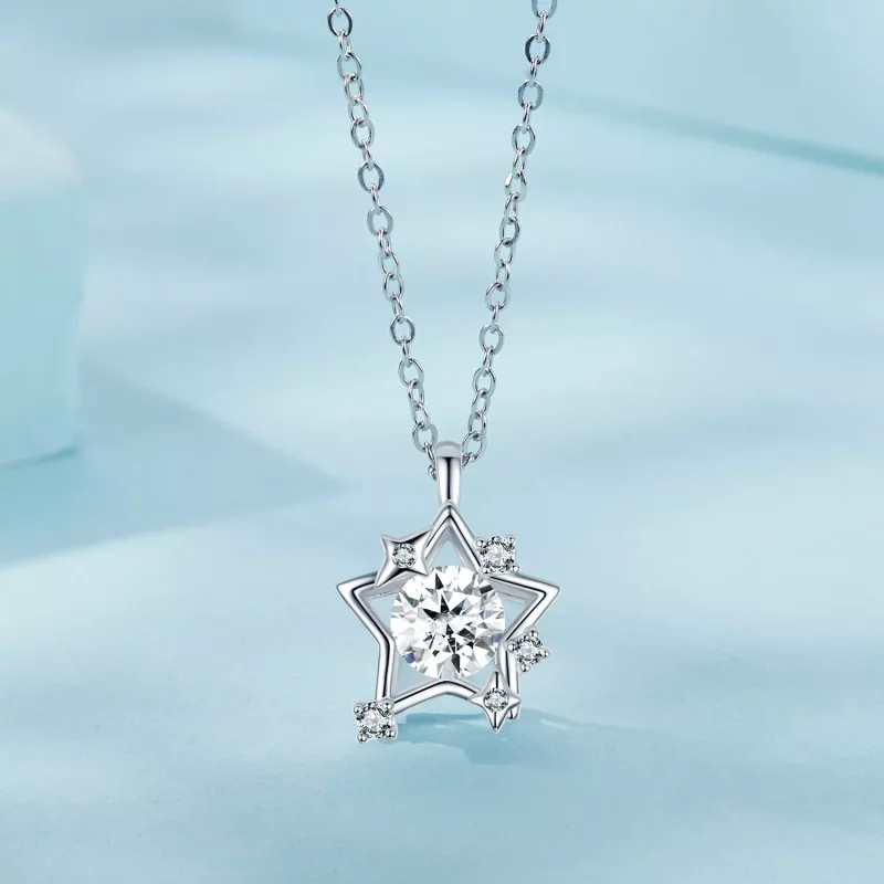 (imagen para) Collar de estrella estilo PANDORA - SCN523 - Ver 3