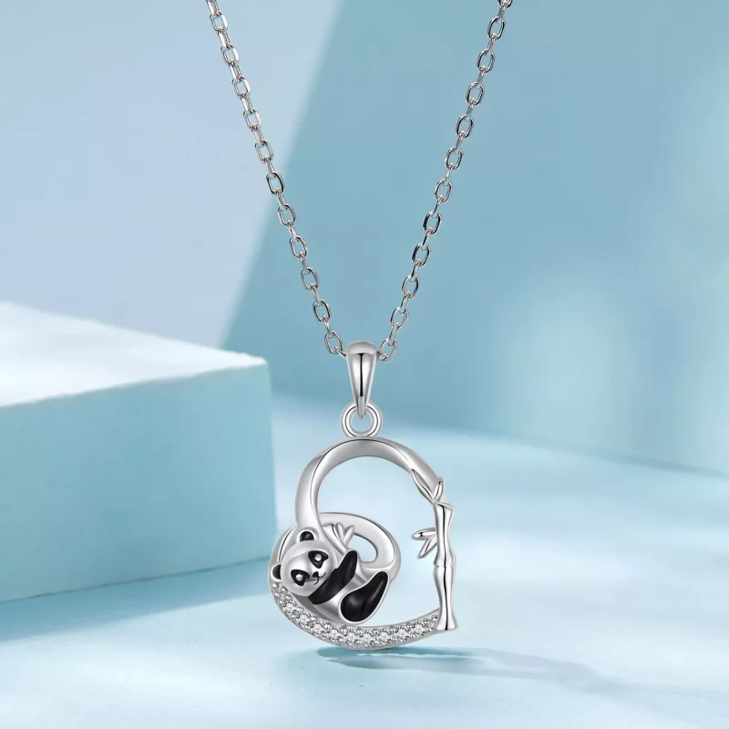 (imagen para) Collar de panda estilo PANDORA - SCN515 - Ver 3