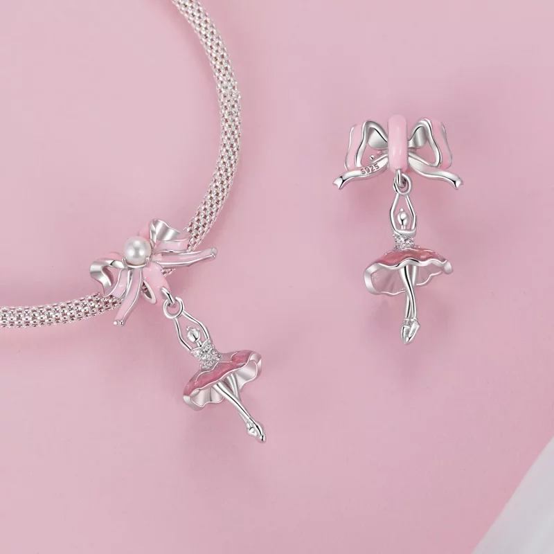 (imagen para) Cuentas de bailarina estilo PANDORA - SCC2760 - Ver 4
