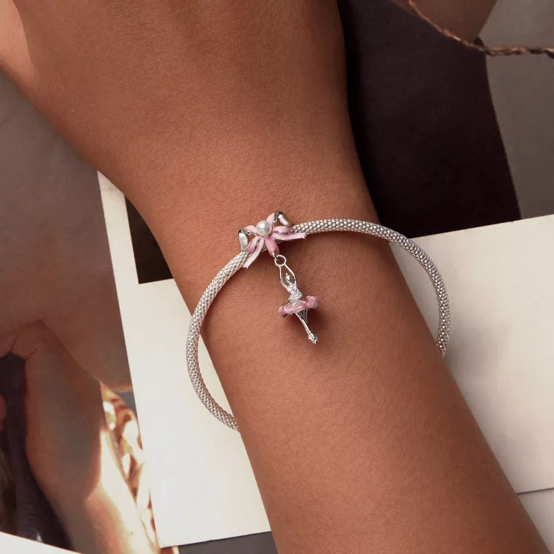 (imagen para) Cuentas de bailarina estilo PANDORA - SCC2760 - Ver 5