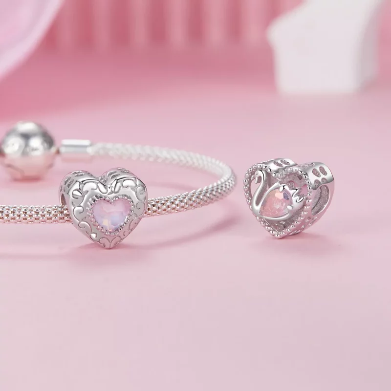 (imagen para) Cuentas de cisne de ballet estilo PANDORA - SCC2759 - Ver 4