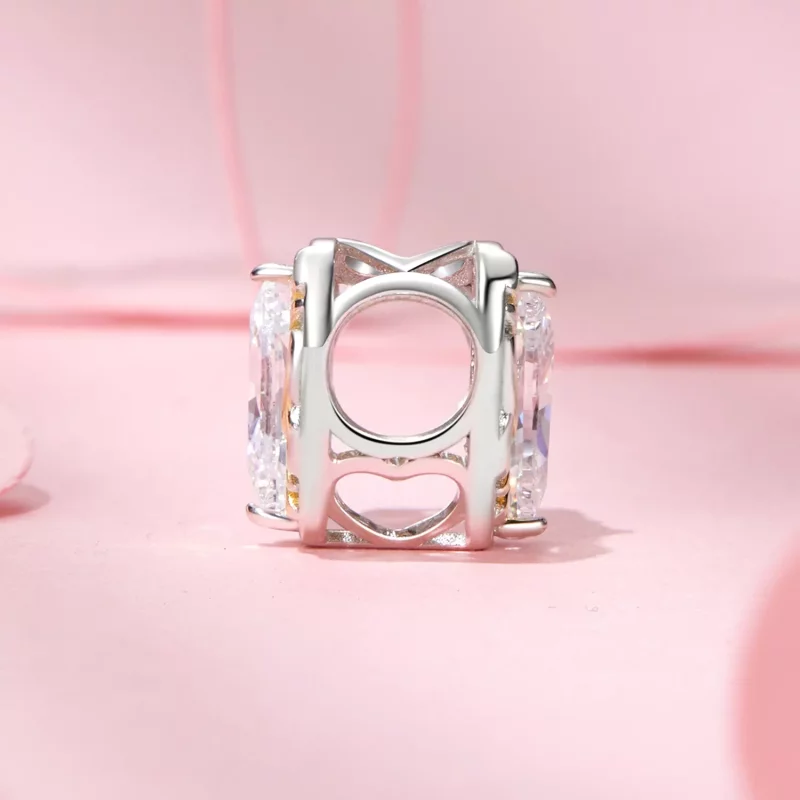 (imagen para) Cuentas de corazón de mamá estilo PANDORA - BSC1002 - Ver 3
