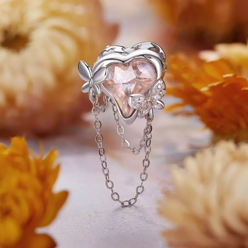 (imagen para) Cuentas de mariposa Monet estilo PANDORA - BSC986 - Ver 2