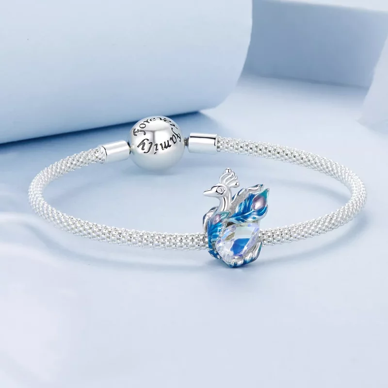 (imagen para) Cuentas de pavo real estilo PANDORA - BSC979 - Ver 5