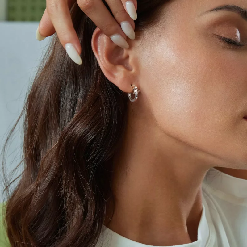 (imagen para) Dijes con hebilla para la oreja con forma de estrella estilo PANDORA - SCE1726 - Ver 8